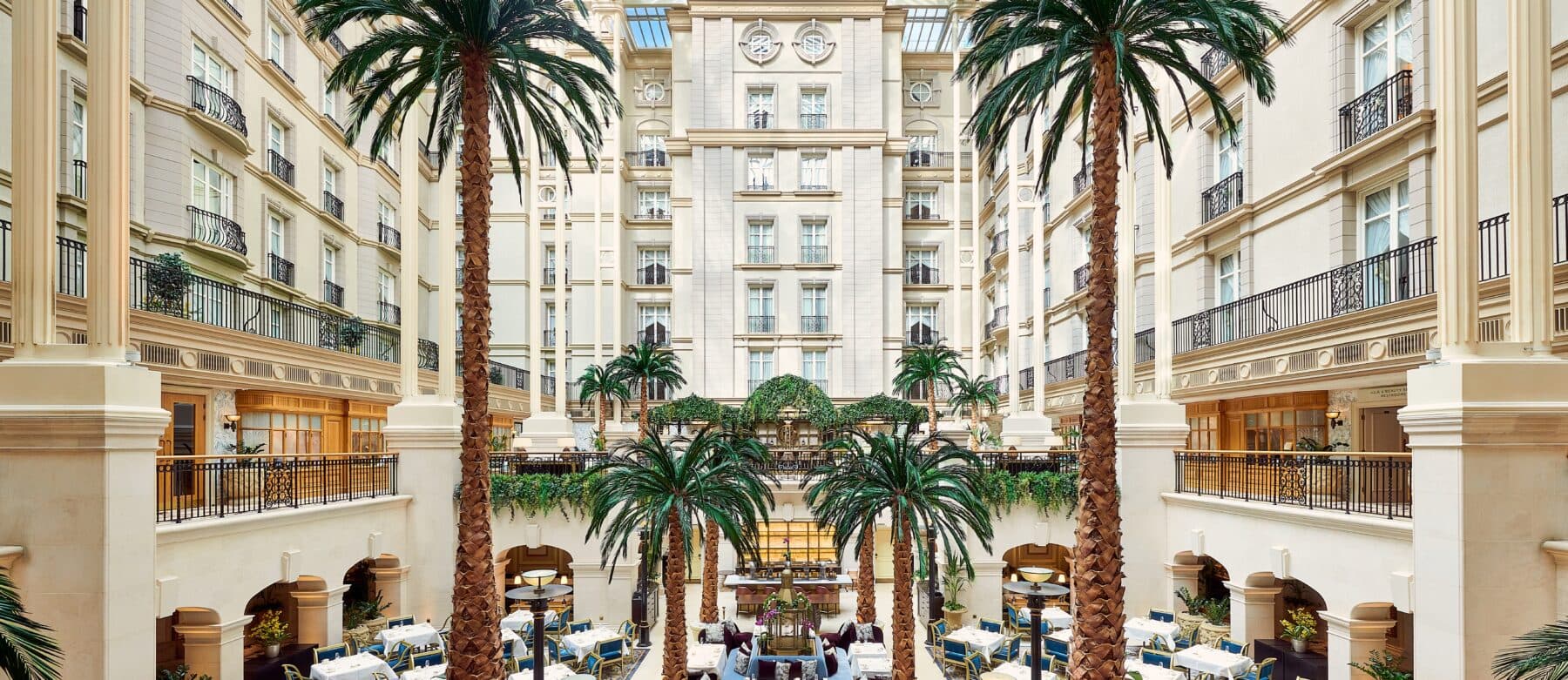 The atrium of The Landmark London, London Cartilage Clinic's partner hotel